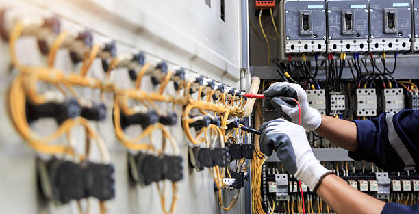Professional Electrician technician working in Silver Hill, MD